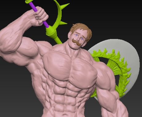 フィギュア用3Dデータを製作致します オーダーメイドで世界に一体だけのフィギュアを製作致します。 イメージ1