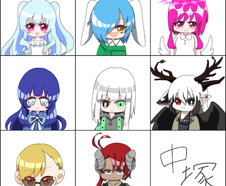 デフォルメアイコン描きます SNS等でアイコンに使えるデフォルメイラストを描きます。 イメージ1