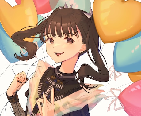 きらきらで可愛いイラストを描きます