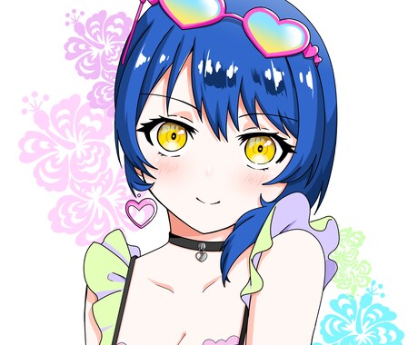 アニメ塗りの可愛い女の子のイラスト描きます 一度に一件のみ対応！一件一件丁寧に対応いたします。 イメージ2