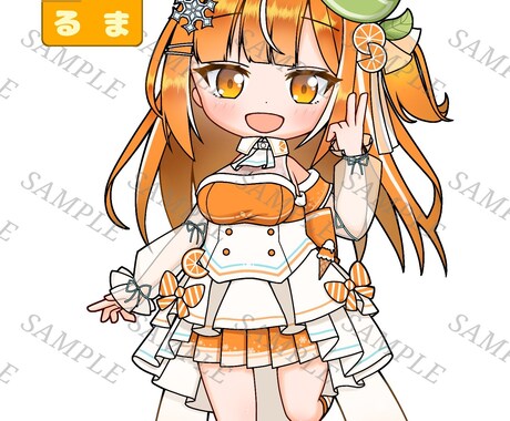 アイコンやヘッダー等に使えるイラストを描きます 3頭身デフォルメの可愛い絵柄が特徴です♪ イメージ2