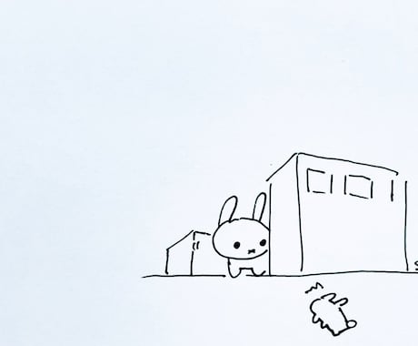 アナログ原画イラスト描きます 線と水彩1〜2色で表現いたします。 イメージ1