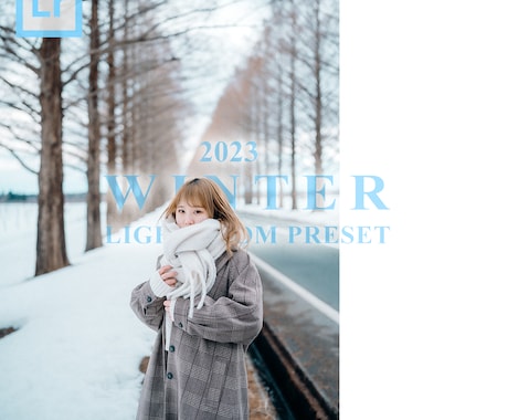 冬を美しく引き立たせるLRプリセット販売します 〜冬の写真を印象的で温度を感じる美しい作品に〜 イメージ1