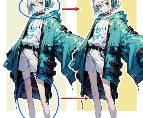 AIイラストを加筆修正×調整【納得の一枚】にします AIでは足りない“あと少し”を整えて、自然な仕上がりに イメージ2