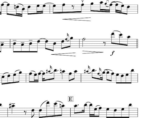 ポップス曲のメロディ譜、作ります あなたの得意な楽器で、お好きな調、音域で。（コード譜付き） イメージ1