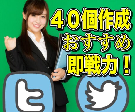 ツイッターつぶやき集４０個作成おまかせプラン♪祝♪SEO・Webマーケティング部門ランクイン自信あり イメージ1