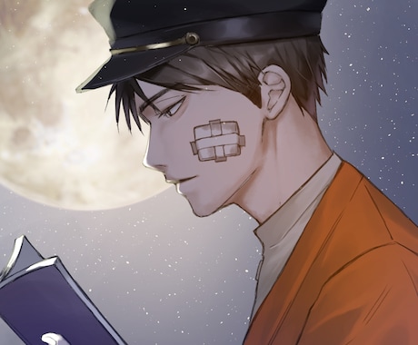 かっこいい男性のイラストを描きます 安価で丁寧で手早い！理想のキャラクターを誠心誠意で イメージ2