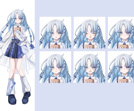 可愛くてかっこいいあなただけの立ち絵制作します TRPGやIRIAM、活動用の立ち絵が必要な方へ！ イメージ2