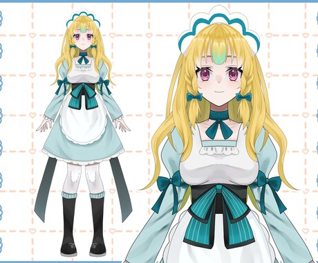 キャラデザからパーツ分け制作します あなたのVtuber用キャラクター制作！ イメージ2