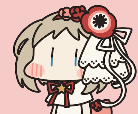 ゆるいイラストのアイコン描きます SNS等に使えるゆるかわいいイラストです イメージ1