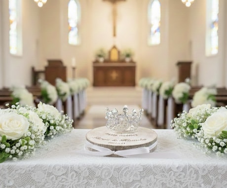 北海道産天然木の切り株リングピロー制作します 年輪に重ねる二人の歩み。ティアラが輝く世界に一つのオーダー品 イメージ2