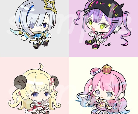 SDイラスト制作します あなただけのミニキャラお描きします！キャラデザ制作も可です♪ イメージ1