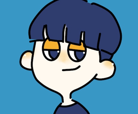 ポップで可愛いSNS似顔絵アイコンお描きします 世界に一つだけのオリジナル似顔絵アイコンを作ります！ イメージ1