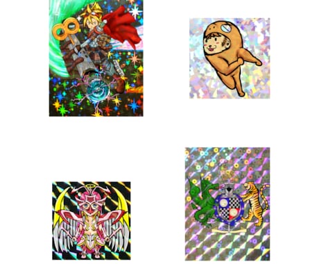 ビックリマン風のイラスト制作致します