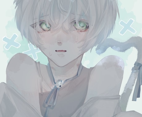 アイコン〜1枚絵まで何でも承ります 厚塗り・ショタ・中性・女の子・(大人っぽい顔も可) イメージ1