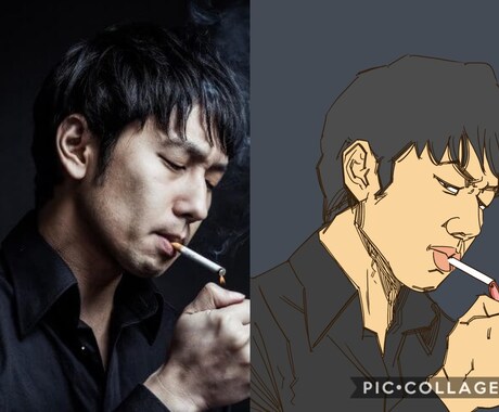 あなたを漫画タッチの似顔絵を作成します 簡単に漫画キャラクターなれる！ イメージ2