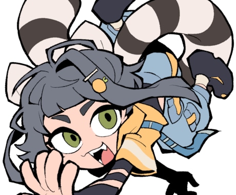 商用利用込み！迫力あるチビキャラをお描きします イメージ1