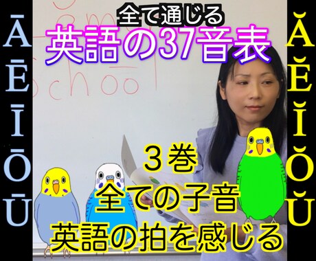 英語の拍のリズム、子音の発音の盲点をやります 【③巻】英語の37音表の続き、全ての子音と音節/シラブル イメージ1