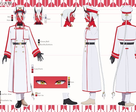 貴方の頭にいるキャラクターをデザインします TRPGのキャラクターや動画に使う立ち絵にどうぞ！ イメージ2