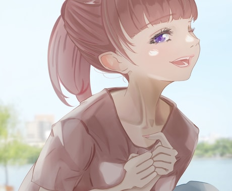 可愛い女の子イラストを描きます 優しくほっこりとしたイラストを描きます イメージ1