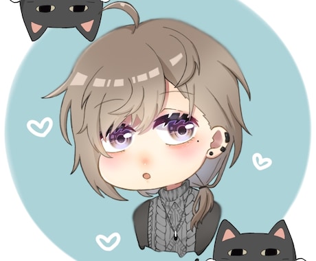 SNSアイコン/イラストお描きします あなたがイメージするキャラクター像をイラストにします イメージ2