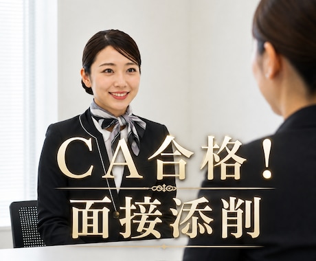 CA"差をつける"面接用の文言添削します 自己PR、志望動機、その他問答の添削を15日間何度でも添削 イメージ1