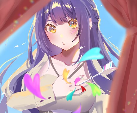 立ち絵やアイコン等お任せください！なんでも描きます 可愛い絵柄やカラフルな色使いが得意です！ イメージ2