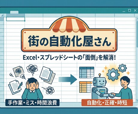 すぐにお見積もり！エクセル・スプシ開発します 速いだけでなく、現場で使える形で納品します イメージ1