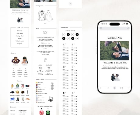 プロフィールブックのテンプレート納品します WEB＆冊子版 同デザイン ❤︎ Canvaテンプレート イメージ2
