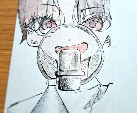 世界に一枚だけの水彩イラストをお描きします MV、立ち絵、グッズ、サムネ、待機画面等に！ イメージ2