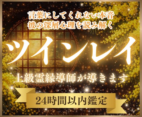 ツインレイ霊視✦お相手との魂の相性と未来を視ます 魂が惹かれ合う理由,  繰り返される試練…全て意味があります イメージ1