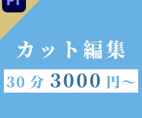 格安で動画のカット編集致します 実績積み上げのため安い価格でシンプルかつ丁寧に編集致します イメージ1