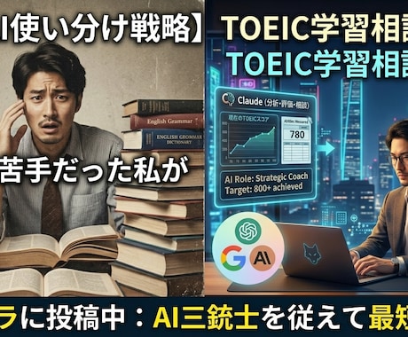 英語苦手だった私がTOEIC学習相談30分します 290点→625点の実体験をもとに社会人の英語学習をサポート イメージ1