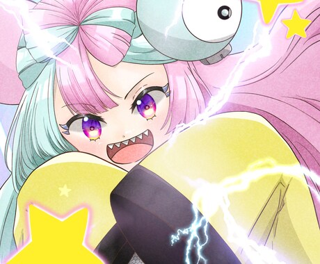 SNS用イラスト承ります 推し活、配信活動ご協力します！ イメージ2