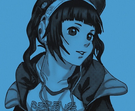 ストリート・サブカル風イラストを描きます スマホで10時間以上かけ、丁寧でリッチな仕上がりをお届け イメージ2