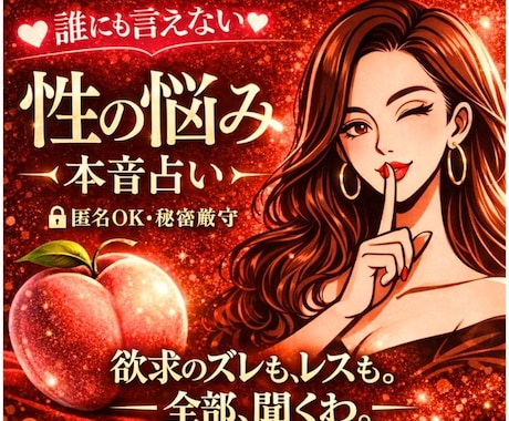 性のモヤモヤ！スッキリ解決します ココだけの話…秘密、アタシと一緒に開放しよ♡ イメージ1