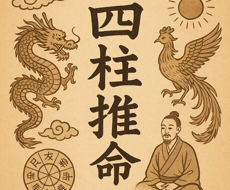 四柱推命占います あなたの人生の地図、四本の柱に宿る運命の羅針盤 イメージ1