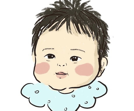 ゆるかわデフォルメ似顔絵描きます 写真から、可愛い似顔絵に。SNSアイコンにぴったりです。 イメージ2