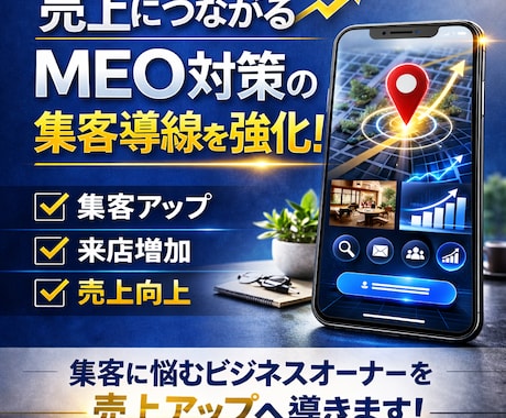売上につながるMEO対策の集客導線を強化します 集客に悩む店舗オーナーを売上アップへ導きます（定期可） イメージ1