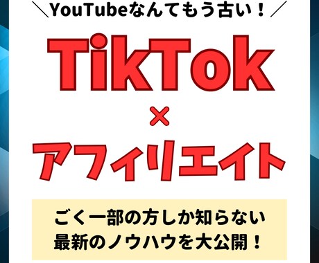 最新版！TikTokアフィリで稼ぐ仕組みを教えます 編集スキル・顔出し・声出し一切不要！仕組みの裏側大公開！ イメージ1
