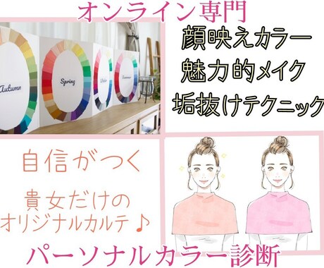 似合う色を知る事で自分を魅力的に見せる事ができます メイク、ファッション、ヘアカラー、ネイルの色でこんなに変わる イメージ1