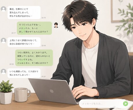 経験豊富な恋愛経過から男心を詳しく解説します ※あなたの恋愛を全力サポート。チャット感覚での相談です。 イメージ1