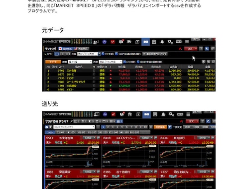 ランキングから「ザラ場」銘柄を選定します イメージ1
