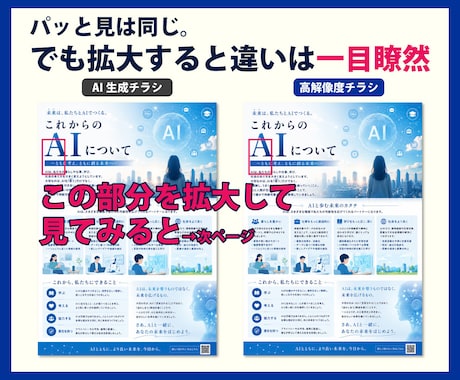 Canva・AI画像を印刷用の入稿データにします 高解像度化・塗り足し・PDF化まで対応します イメージ2