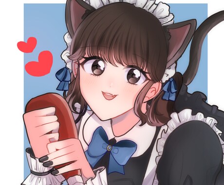 SNSのアイコン、ヘッダー描きます SNSに使えるかわいいアイコン、ヘッダー イメージ1