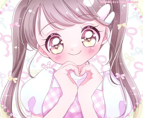 きらきらかわいいアイコンイラストお描きします オリジナルイラストのアイコン制作✩.*˚ イメージ1