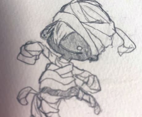デフォルメキャラでイラスト作成します イメージ1