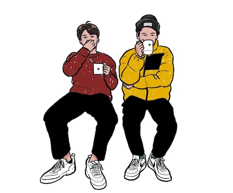 写真をもとにイラストお描きします お写真を元にアイコンや名刺用にイラストをお描きします イメージ2