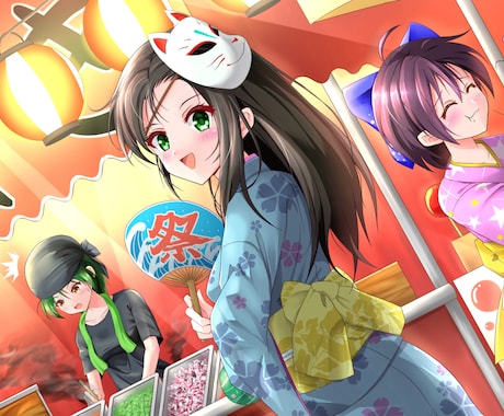 表紙・ジャケット・動画用のイラスト、お描きします あなたの作品の顔となる1枚をイラスト化！ イメージ1