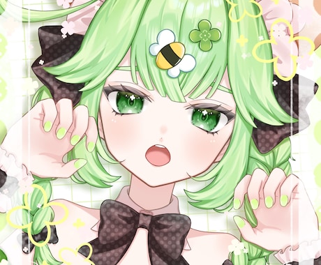 一枚絵、サムネイル、ヘッダーアイコンリング描きます 商用利用OK！ゲーム、配信、SNSなど、特典・グッズにも イメージ2